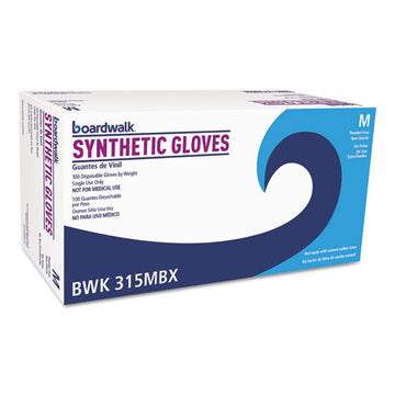 Boardwalk® Powder-free Synthetic Vinyl Gloves, Medium, Cream, 4 Mil, 1000-carton freeshipping - TVN Wholesale